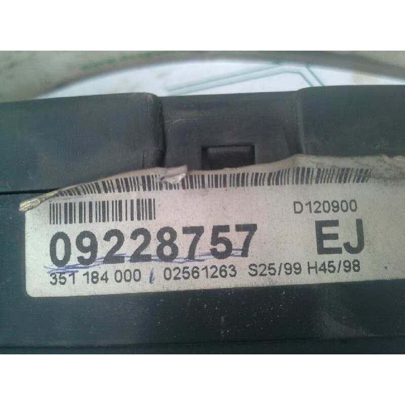 Recambio de cuadro instrumentos para opel zafira a 2.0 dti referencia OEM IAM 09228757 351184000 02561263 - Gris 2