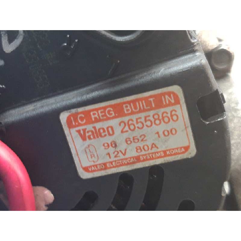 Recambio de alternador para chevrolet kalos 1.2 se referencia OEM IAM 2655866 96652100 - Negro 7