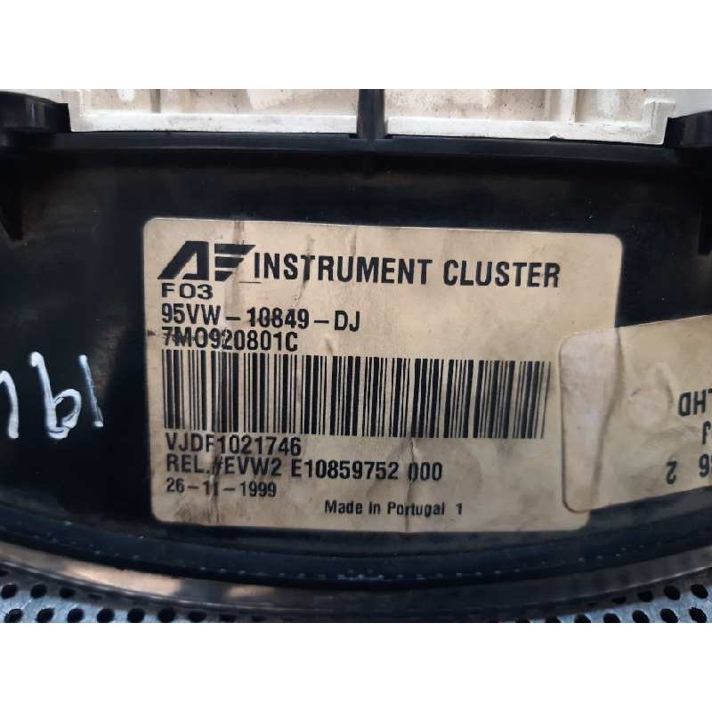 Recambio de cuadro instrumentos para ford galaxy (vx) clx referencia OEM IAM 95VW10849DJ - Gris 2