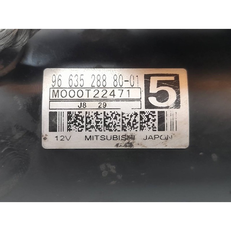 Recambio de motor arranque para citroën c4 grand picasso cool referencia OEM IAM 9663528880 M000T22471 4