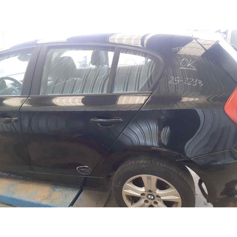 Recambio de puerta trasera izquierda para bmw serie 1 berlina (e81/e87) 118d referencia OEM IAM - Negro 2