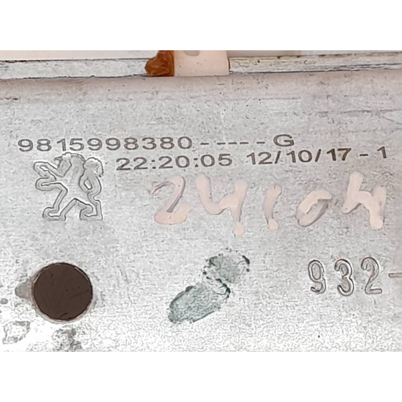 Recambio de elevalunas trasero izquierdo para citroën c3 feel referencia OEM IAM 9815998380G 3