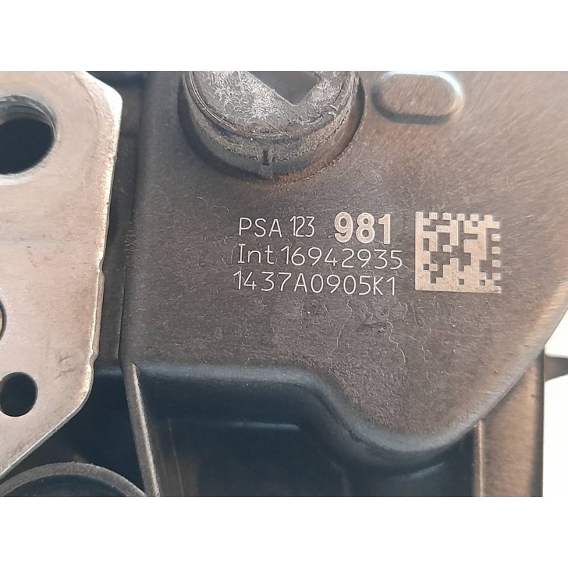 Recambio de cerradura puerta delantera izquierda para citroën c3 feel referencia OEM IAM 16942935 3