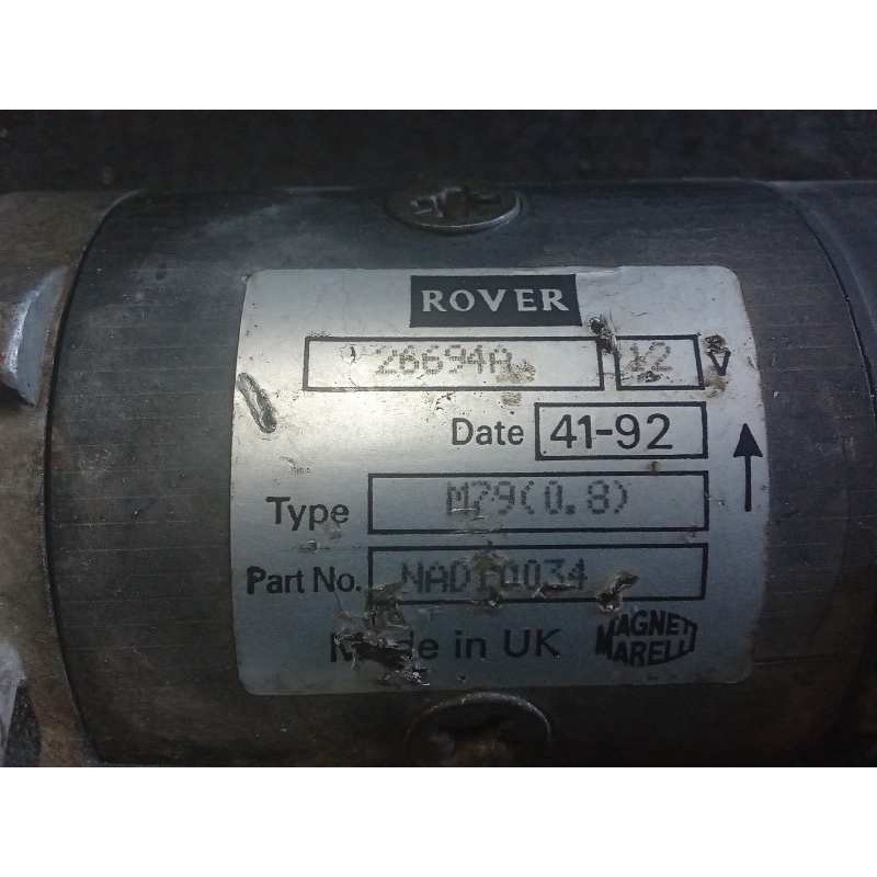 Recambio de motor arranque para rover 200 216 gsi (cv. 112) referencia OEM IAM 26694A 59010 MAGNETIMARELLI 4