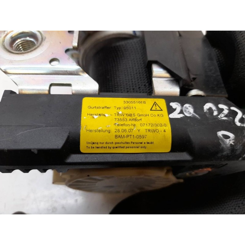 Recambio de cinturon seguridad delantero derecho para fiat bravo (198) 1.9 emotion multijet referencia OEM IAM 33055166B 3