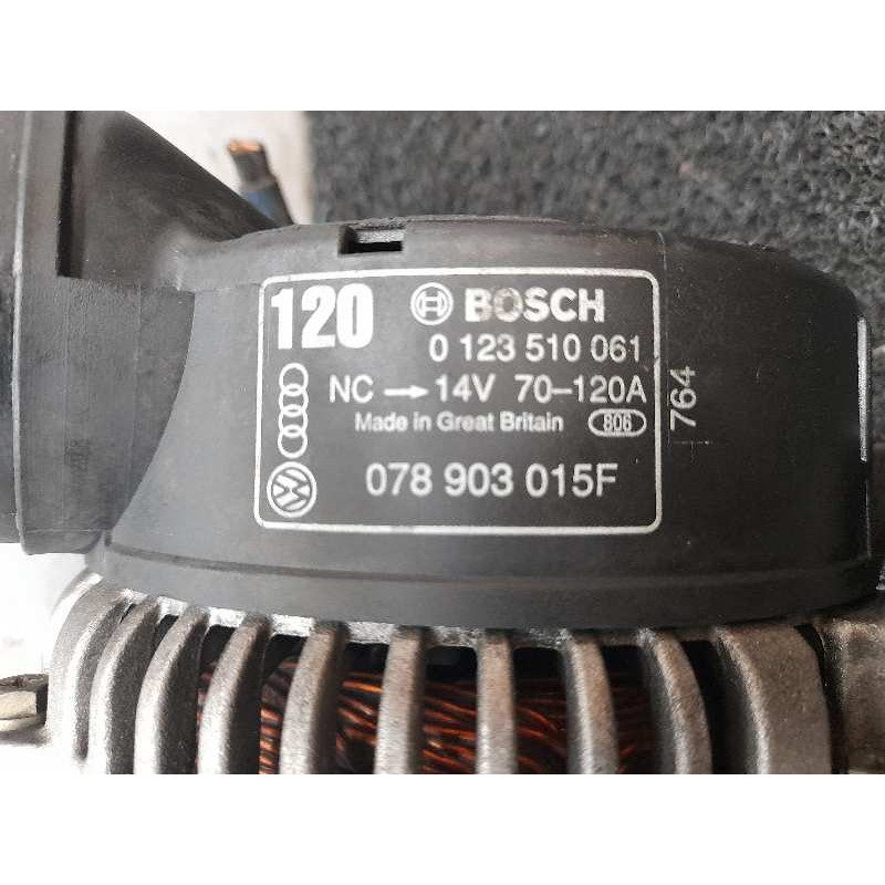Recambio de alternador para audi a6 berlina (4b2) 2.4 (121kw) referencia OEM IAM 078903015F 0123510061 4