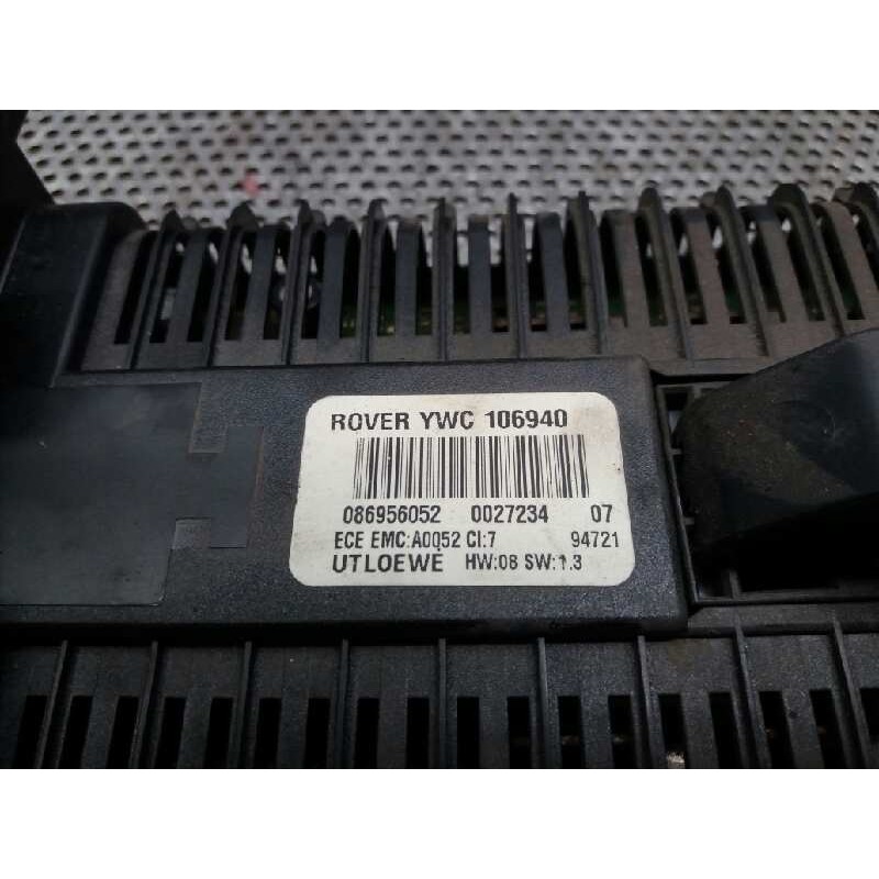 Recambio de mando luces para mg serie 75 (rj) 2.0 16v cdt referencia OEM IAM 106940 086956052 - Rojo 3