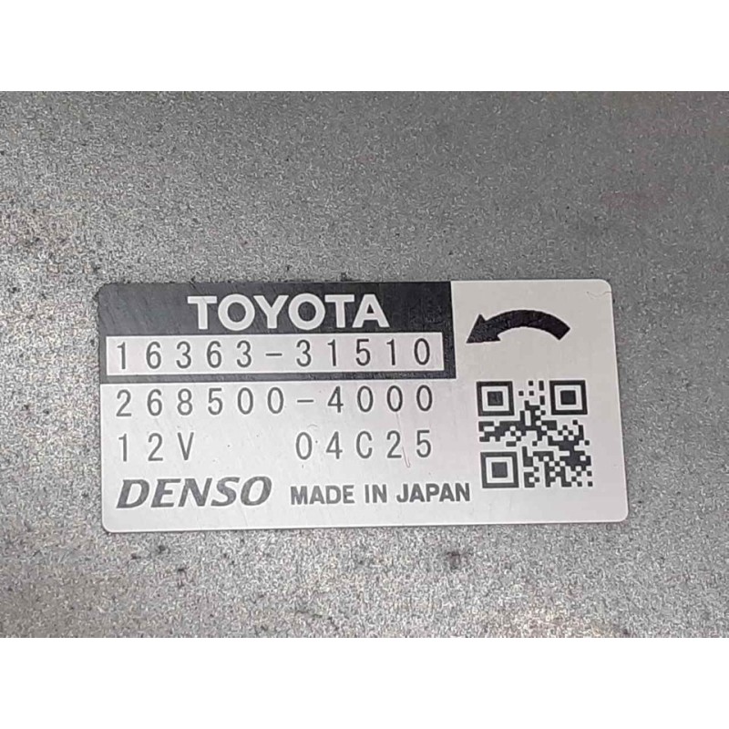 Recambio de electroventilador para toyota camry (xv70) hybrid advance referencia OEM IAM 2685004000 1636331510 DENSO - Marrón 4