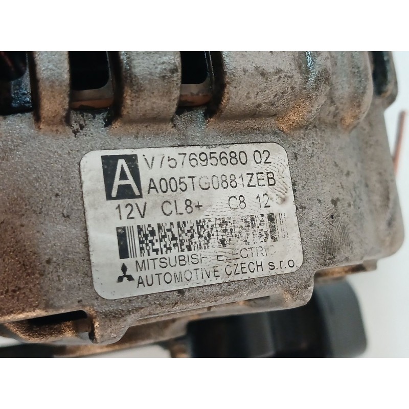 Recambio de alternador para peugeot 207/207+ (wa_, wc_) 1.4 16v referencia OEM IAM V757695680 - Negro 2