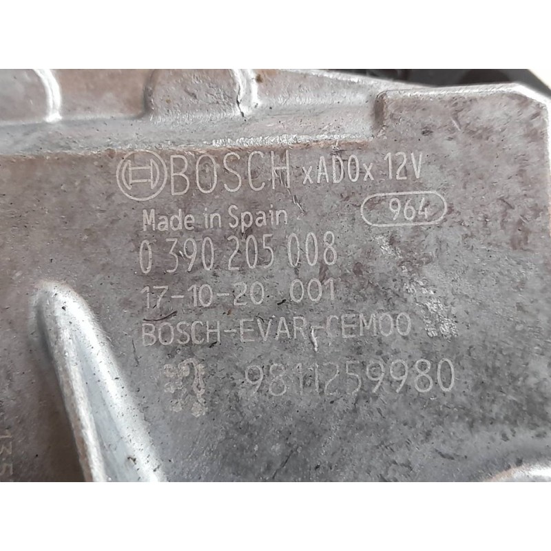 Recambio de motor limpia trasero para citroën c3 feel referencia OEM IAM 9811259980 2