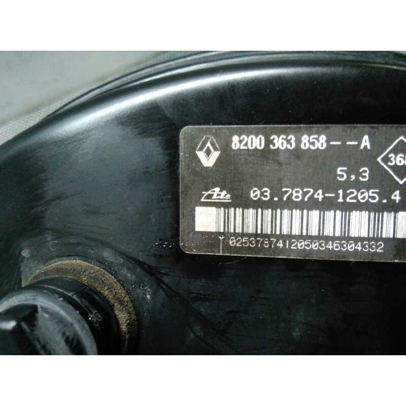 Recambio de servofreno para renault laguna ii (bg0) 1.9 dci diesel fap cat referencia OEM IAM 8200363858A 03787412054 - Negro 2