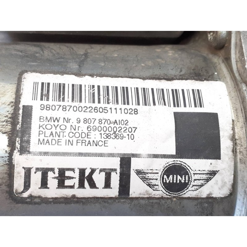 Recambio de cremallera direccion para bmw mini countryman (r60) cooper d referencia OEM IAM 9807870AI02 6900002207 - Blanco 2
