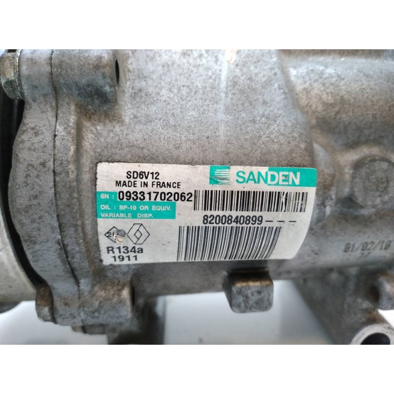 Recambio de compresor aire acondicionado para dacia sandero básico referencia OEM IAM 1911 8200840899 SANDEN - Rojo 2