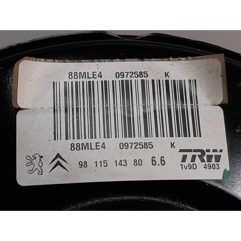 Recambio de servofreno para citroën c3 live referencia OEM IAM 9811514380  TRW 3