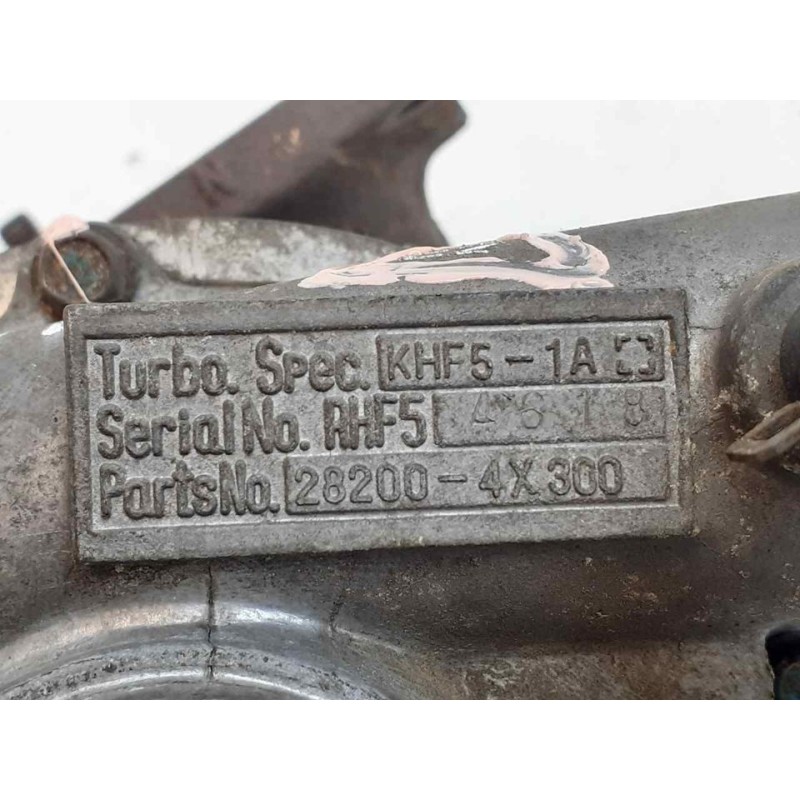 Recambio de turbocompresor para kia carnival ii 2.9 cdri ex referencia OEM IAM 282004X300 2