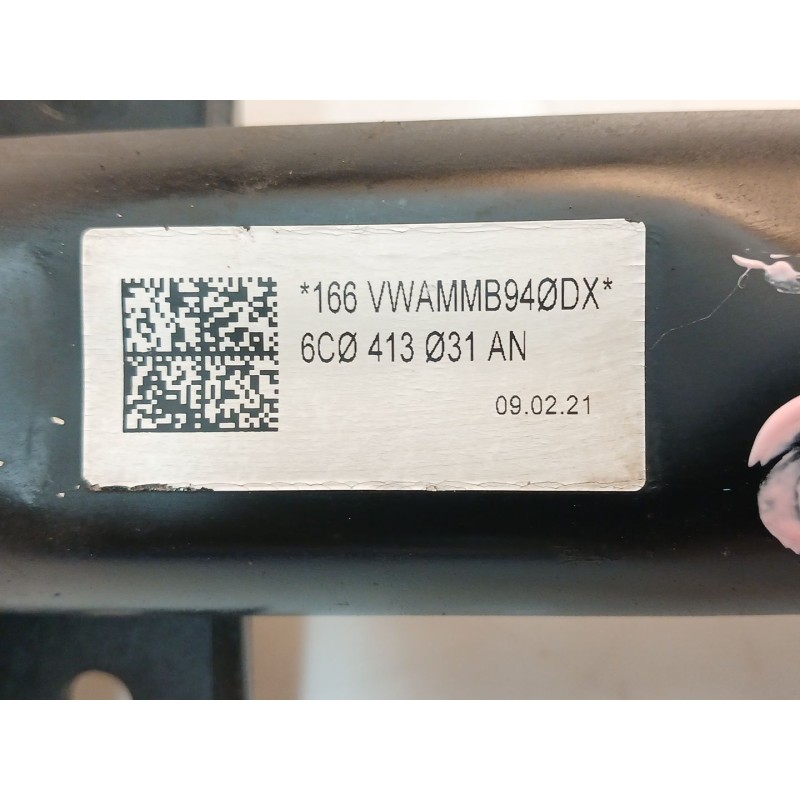 Recambio de amortiguador delantero derecho para skoda fabia ambition plus referencia OEM IAM 6C0413031AN - Blanco 2