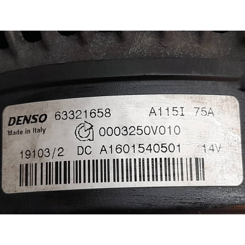 Recambio de alternador para smart coupe básico (45kw) referencia OEM IAM 63321658 0003250V010 5