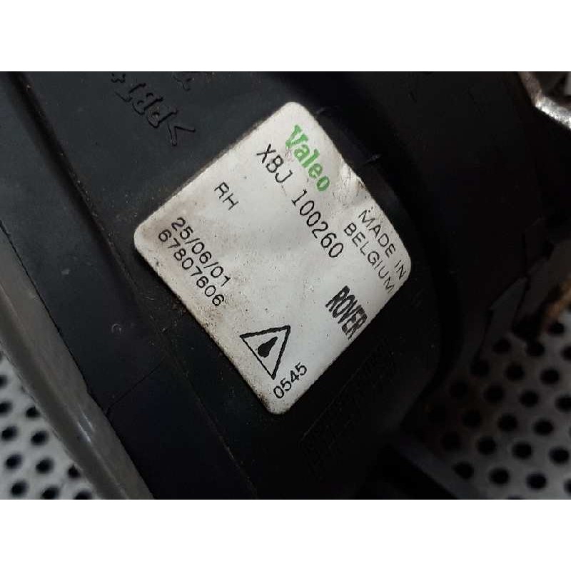 Recambio de faro antiniebla derecho para mg mg zr 105 referencia OEM IAM XBJ100260  VALEO - Azul 2