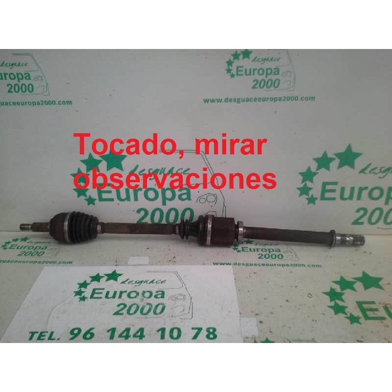 Recambio de transmision delantera derecha para renault megane ii berlina 5p 1.9 dci diesel referencia OEM IAM   