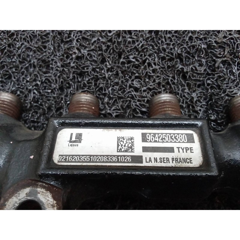 Recambio de rampa inyectora para citroën c3 1.4 hdi referencia OEM IAM 9642503380 5WS40006 - Azul 2