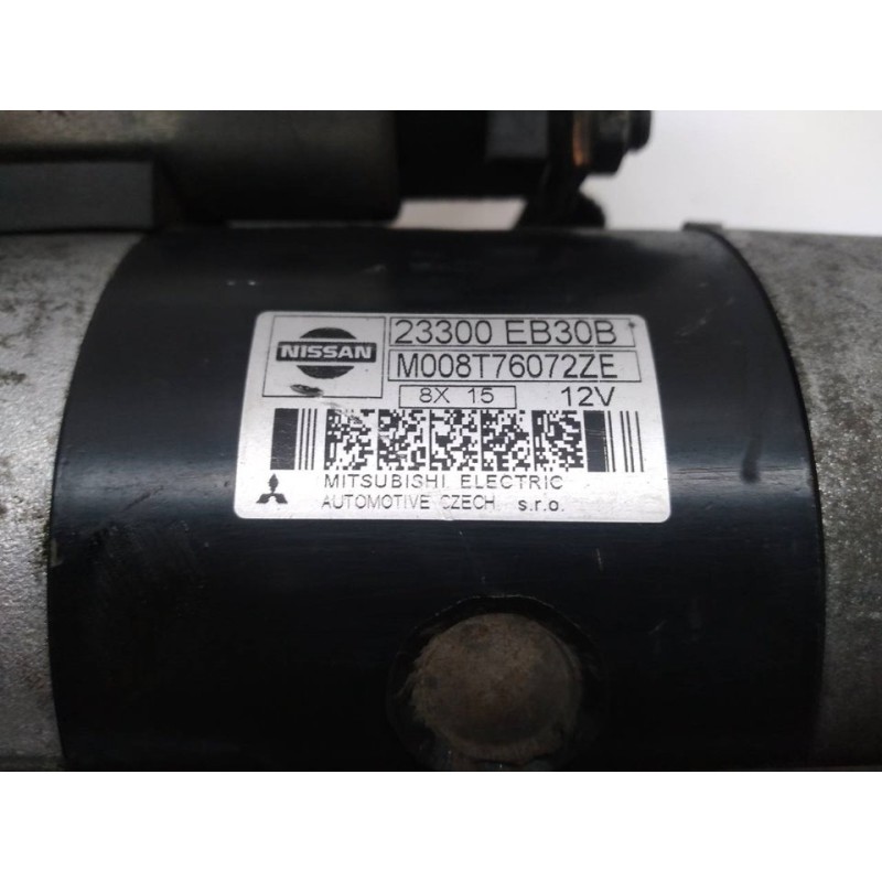 Recambio de motor arranque para nissan cabstar 09.06 cabstar 35.xx cabina simple cabina individual referencia OEM IAM 23300EB30B - Blanco 3