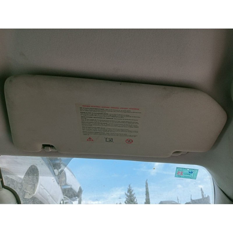 Recambio de parasol derecho para renault scenic iii grand bose edition referencia OEM IAM - Rojo 2