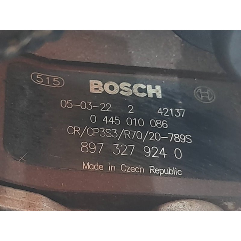 Recambio de bomba inyeccion para opel astra h berlina 1.7 16v cdti referencia OEM IAM 0445010086 - Gris 2
