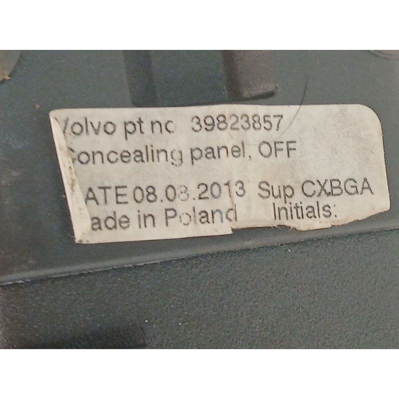 Recambio de bandeja trasera para volvo xc60 i suv (156) d3 referencia OEM IAM 39823857 - Blanco 2