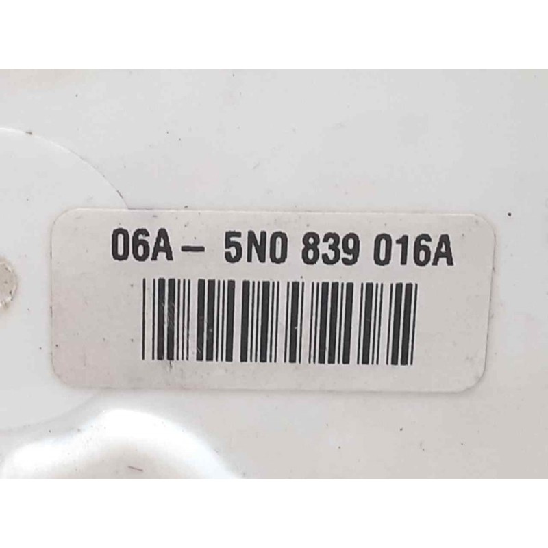 Recambio de cerradura puerta trasera derecha para volkswagen tiguan (5n1) advance referencia OEM IAM 5N0839016A - Blanco 5