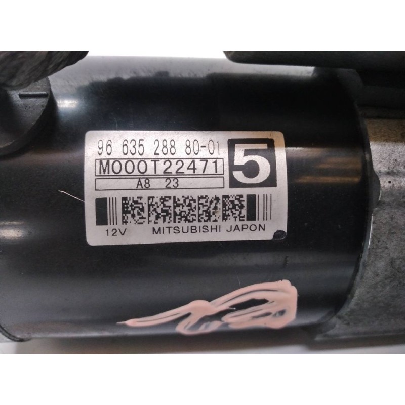 Recambio de motor arranque para citroën c4 grand picasso exclusive referencia OEM IAM 9663528880 M000T22471 MITSUBISHI - Azul 2