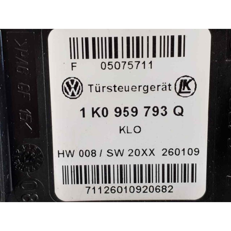 Recambio de elevalunas delantero izquierdo para volkswagen tiguan (5n1) advance referencia OEM IAM 1K0959793Q 5N1837729B 5N09597 - Blanco 3