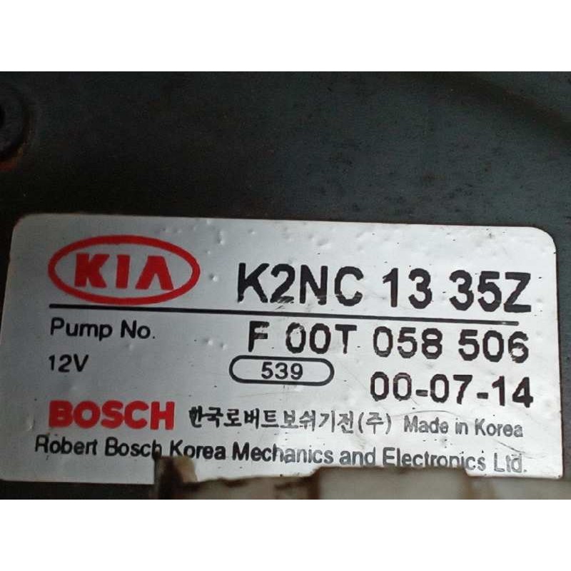 Recambio de aforador para kia sephia ll básico referencia OEM IAM F00T058506  BOSCH 4