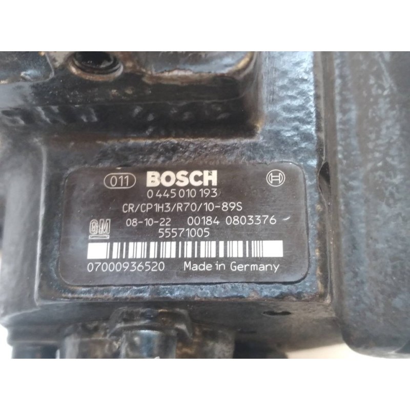 Recambio de bomba inyeccion para opel astra j lim. sport referencia OEM IAM 0445010193 55571005 BOSCH - Rojo 3