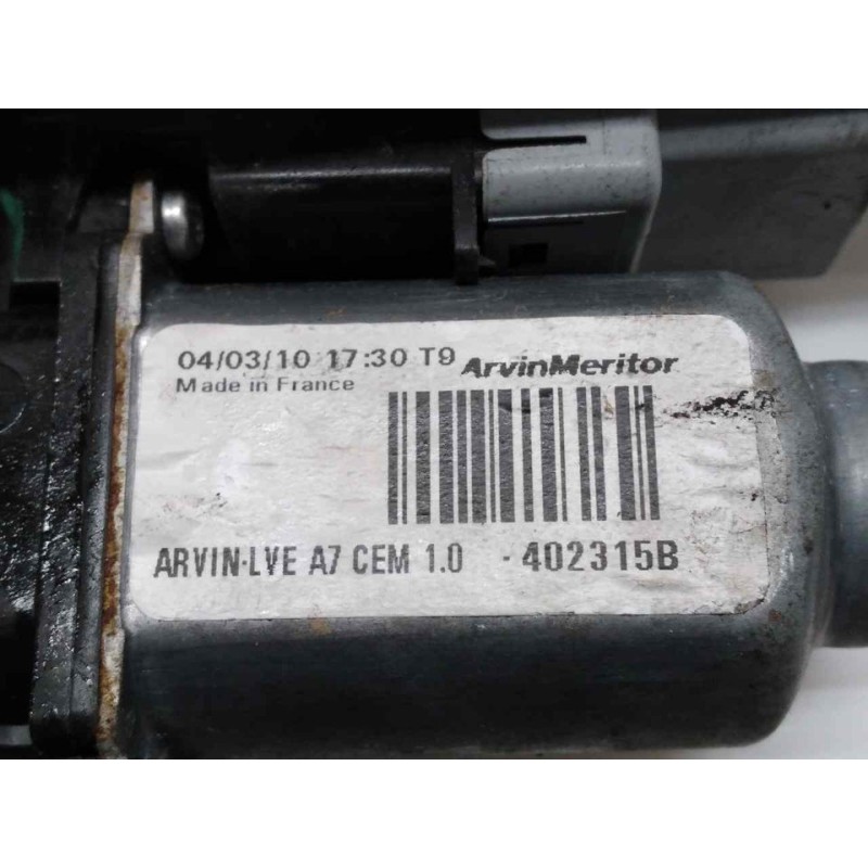 Recambio de elevalunas delantero izquierdo para peugeot 207 confort referencia OEM IAM 402315B 3
