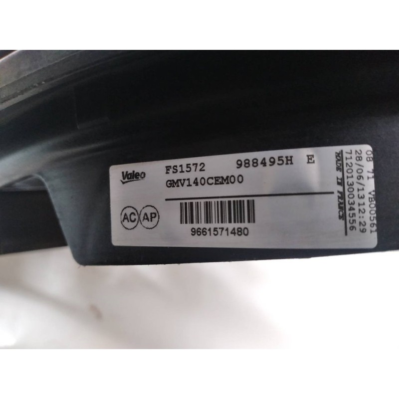 Recambio de electroventilador para citroën c4 grand picasso exclusive referencia OEM IAM 989775FF  VALEO - Azul 3