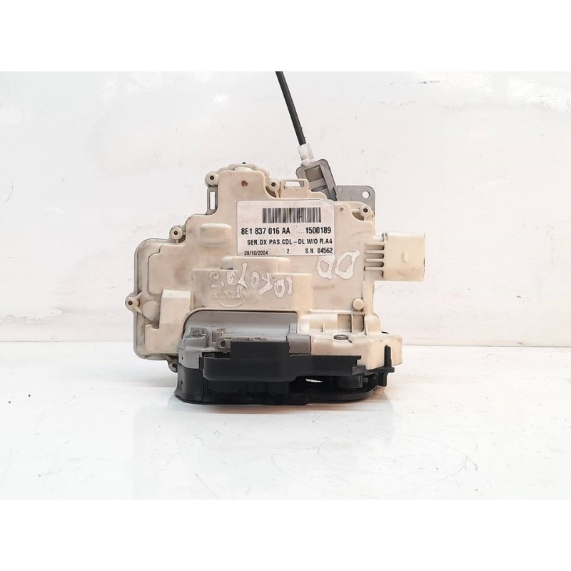 Recambio de cerradura puerta delantera derecha para audi a4 berlina (8e) 3.0 tdi quattro (150kw) referencia OEM IAM 8E1837016AA 