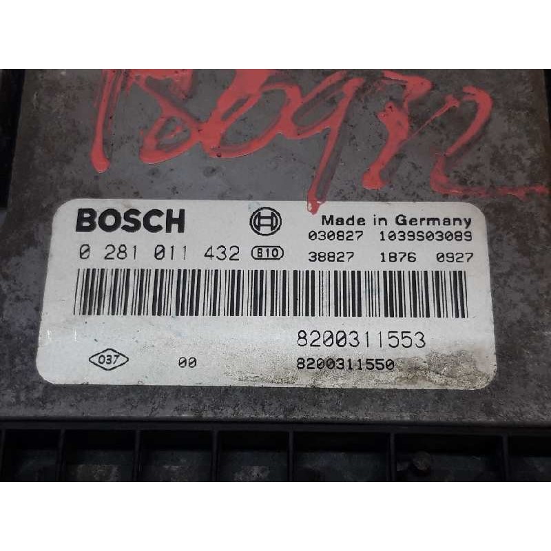 Recambio de centralita motor uce para nissan interstar mod. 04 (x70) caja cerrada, l 1 h 2, techo referencia OEM IAM 0281011432 - Blanco 2