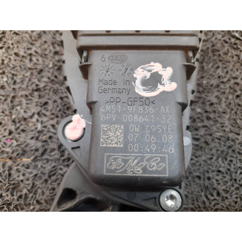 Recambio de potenciometro pedal para ford focus lim. (cb4) trend referencia OEM IAM 4M519F836AK - Rojo 4