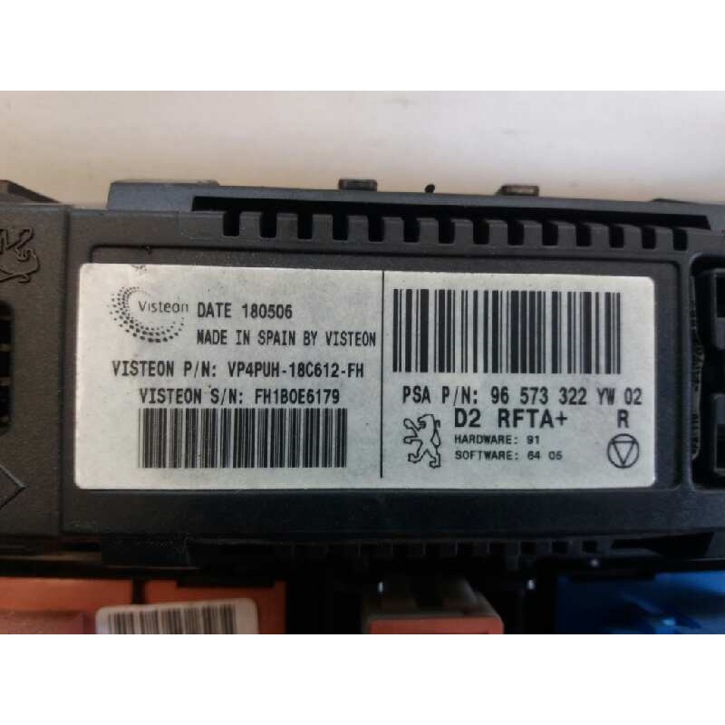 Recambio de mando climatizador para peugeot 407 1.6 hdi referencia OEM IAM 96573322 180506 - Gris 2