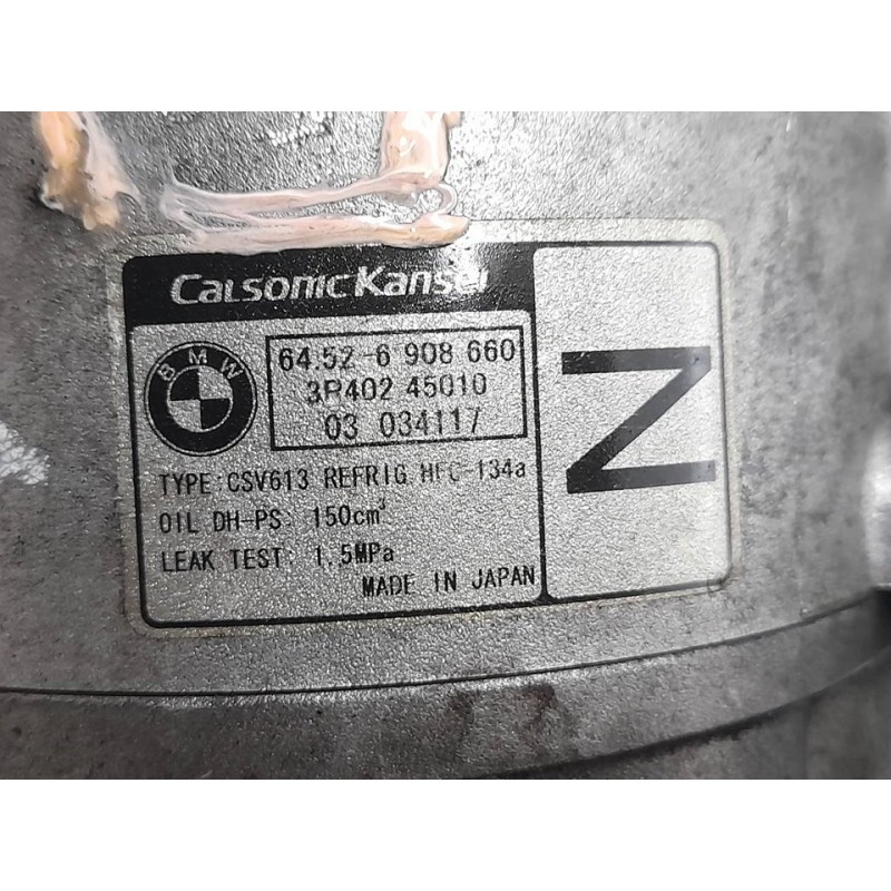 Recambio de compresor aire acondicionado para bmw serie 3 compact (e46) 316ti referencia OEM IAM 3R40245010 - Granate 5