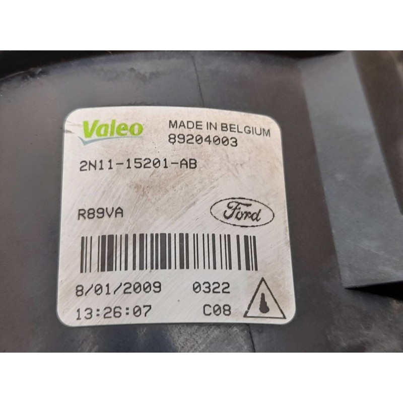 Recambio de faro antiniebla derecho para ford focus lim. (cb4) trend referencia OEM IAM 2N1115201AB  VALEO - Negro 3