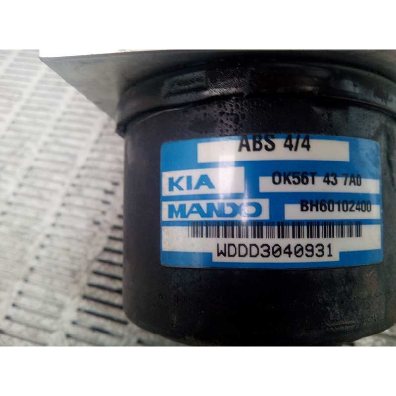 Recambio de abs para kia carnival 2.9 turbodiesel cat referencia OEM IAM 0K56T437A0 0K56T437AE MANDO 2