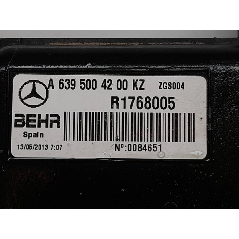 Recambio de canalizador de aire para mercedes-benz vito / mixto furgoneta (w639) 110 cdi (639.601, 639.603, 639.605) referencia - Gris 3