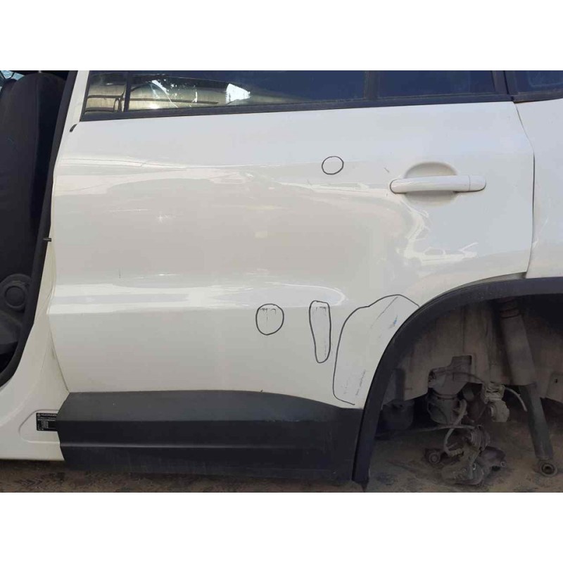 Recambio de puerta trasera izquierda para volkswagen tiguan (5n1) advance referencia OEM IAM - Blanco 4