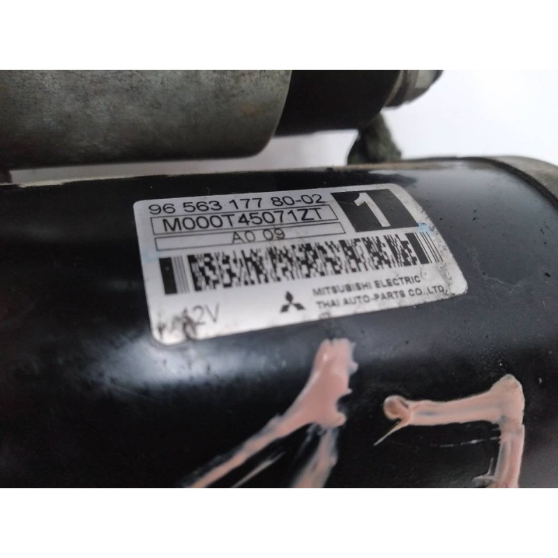 Recambio de motor arranque para peugeot 207 confort referencia OEM IAM 9656317780 M000T45071ZT MITSUBISHI 2