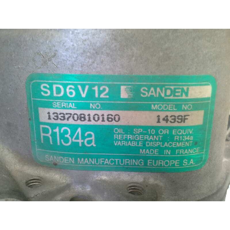 Recambio de compresor aire acondicionado para citroën c3 1.4 referencia OEM IAM 1439F SD6V12 13370810160 - Azul 2