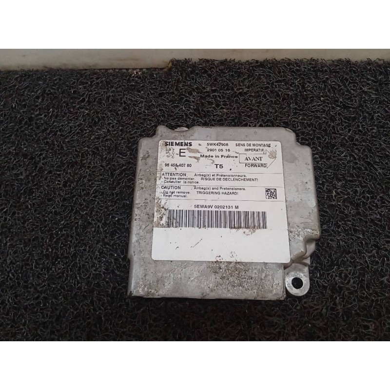 Recambio de kit airbag para peugeot 307 (s1) 1.6 16v cat referencia OEM IAM  9645840780(CENTRALITA) 5WK42908(CENTRALITA) 3