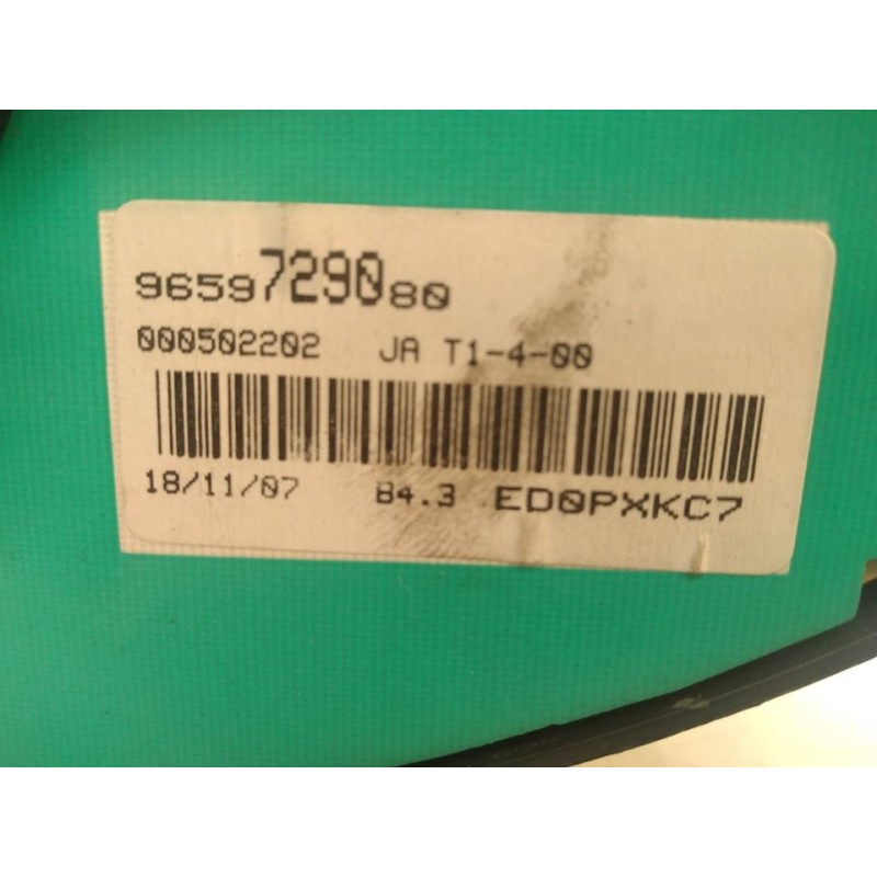 Recambio de cuadro instrumentos para peugeot 206 berlina xs-line referencia OEM IAM 9659729080 - Negro 3