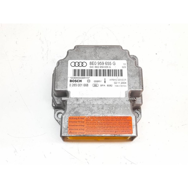 Recambio de centralita airbag para audi a4 berlina (8e) 3.0 tdi quattro (150kw) referencia OEM IAM 8E0959655G 0285001668 BOSCH