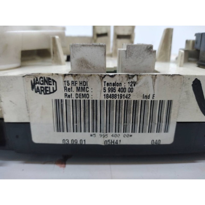 Recambio de mando calefaccion / aire acondicionado para peugeot 307 (s1) xr referencia OEM IAM 599540000 1848819142 - Azul 2